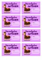Vorschau - Bildkarten - Alpaka Vibes — Gutscheine und Motivationskarten - Seite 3