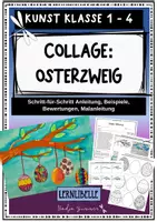 Vorschau - Unterrichtsreihen - Materialpaket Bildende Kunst Klasse 2 - mehr als 26 Materialien für das 2. Schuljahr - Seite 1