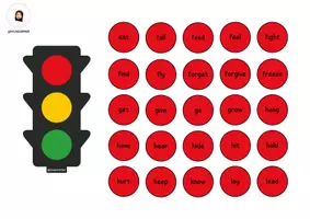 Vista previa - Unidades / Secuencias / Situaciones de Aprendizaje - Irregular verbs (Traffic Light) - página 3
