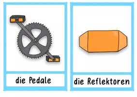 Vorschau - Bildkarten - Bildkarten Fahrrad (Wort-Bild-Material) Tafelmaterial - Seite 3
