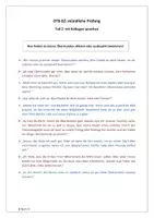 Vorschau - Arbeitsblätter - DTB B2: mündliche Prüfung Teil 2 - Beispiel - Deckblatt