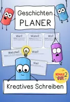 Vorschau - Arbeitsblätter - Geschichtenplaner / Geschichten schreiben / Schreibwerkstatt - Deckblatt