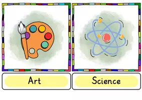 Vorschau - Fördermaterial/Inklusion - School Subjects Picture + Word Cards | Vocabulary | Classroom Management - Seite 2