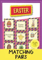 Vista previa - Juegos / Gamificación - Easter: Matching Pairs Game | Juego de Memory (Inglés) - Portada