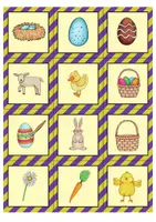 Vista previa - Juegos / Gamificación - Easter: Matching Pairs Game | Juego de Memory (Inglés) - página 1