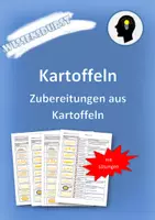 Vorschau - Arbeitsblätter - Kartoffeln Zubereitungen aus rohen und gekochten Kartoffeln - Deckblatt