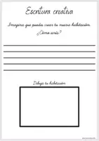 Vista previa - Hojas de trabajo - Escritura creativa - Imagina que... - página 3