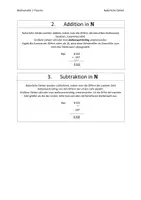 Vorschau - Arbeitsblätter - 4 Grundrechnungsarten ℕ - Seite 1