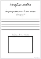 Vista previa - Hojas de trabajo - Escriptura creativa (CAT) - página 2