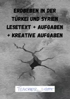 Vorschau - Arbeitsblätter - Erdbeben in der Türkei und in Syrien - Deckblatt