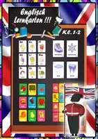Vorschau - Stundenentwürfe - Englisch Lernkarten - Deckblatt