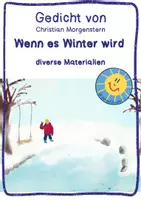 Vorschau - Arbeitsblätter - Wenn es Winter wird - Morgenstern - Wintergedicht incl. Interactive 1 - Deckblatt