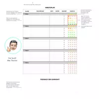 Vorschau - Stundenentwürfe - Digitaler ARBEITSPLAN mit SuS-Selbsteinschätzung und automatischer Auswertung für das iPad. - Deckblatt