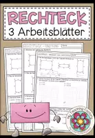 Vorschau - Arbeitsblätter - Rechteck - 3 Arbeitsblätter - Deckblatt