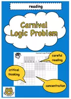 Vorschau - Arbeitsblätter - Carnival (Fasching) Logic Problem - Deckblatt