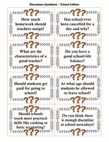 Vorschau - Aufgabenkarten - Speaking Question Cards - School Edition - Seite 3