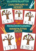 Vorschau - Fördermaterial/Inklusion - Klammerkarten: Herbstblätter / ZR 10 - Deckblatt