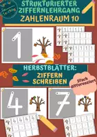 Vorschau - Arbeitsblätter - Strukturierter Ziffernlehrgang: ZR 10 / Herbst - Deckblatt