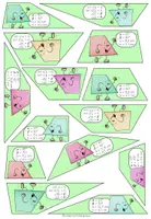 Vorschau - Arbeitsblätter - Trapez – Flächeninhalt und Umfang berechnen, Konstruktion, Eigenschaften, geometrische Figuren, Vierecke | Arbeitsblätter, Übungen, Materialpaket - Seite 3