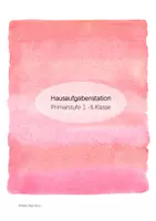 Vorschau - Anderer Materialtyp - Hausaufgabenstation - Deckblatt