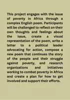 Vorschau - Unterrichtsreihen - Projekt: Poverty in Africa (Lehrplanbezug) - Seite 1