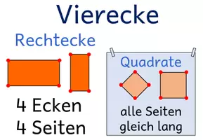 Vorschau - Arbeitsblätter - Material - Geometrische Grundformen/Flächen für Klasse 1/2 - Seite 1