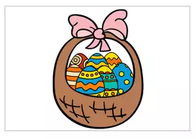 Vorschau - Mal- und Bastelvorlagen - Kunstidee zu Ostern: Osternester basteln - Seite 1