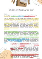 Vorschau - Arbeitsblätter - UR2 Spurensuche in Ur- und Frühgeschichte - 2. Stunde: Wie kam der Mensch auf die Erde? (Textarbeit, Grafik mit Lücken) - Seite 3