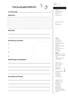 Vorschau - Arbeitsblätter - Vorlage Versuchsprotokoll mit Formulierungshilfen - Seite 3