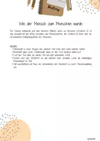 Vorschau - Arbeitsblätter - UR2 Spurensuche in Ur- und Frühgeschichte - 3. Stunde: Entwicklung des Menschen (Gruppenpuzzle mit Steckbriefen) - Seite 1