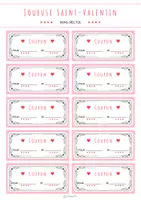 Vorschau - Mal- und Bastelvorlagen - Bons pour la Saint-Valentin (Französisch) - Seite 3