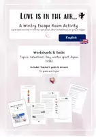 Vorschau - Stundenentwürfe - A wintry escape room activity - Deckblatt