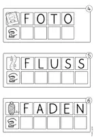 Vorschau - Arbeitsblätter - Stempelwörter "Buchstabe Ff" I Buchstabenstation I Kl. 1 - Seite 3