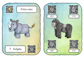 Vorschau - Stundenentwürfe - QR Rechenspur / Rechenspaziergang "schriftliche Subtraktion" - Seite 3
