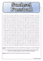 Vorschau - Arbeitsblätter - Suchsel Fußball Sport Theorie Regeln Begriffe - Seite 1