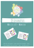 Vorschau - Stationenlernen - Leserätsel: Wer ist es ? - Monster - Deckblatt