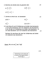Vorschau - Arbeitsblätter - Klassenarbeit - Brüche (5. Klasse, mit NTA-Version und Lösungen) - Seite 3