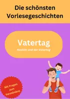 Vorschau - Arbeitsblätter - Die schönsten Vorlesegeschichten: Vatertag - Hashim und der Vatertag - Deckblatt