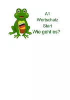 Vorschau - Unterrichtsreihen - Wortschatz A1 05 Wie geht es? - Deckblatt