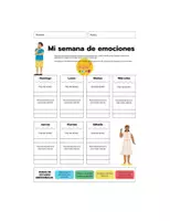 Vista previa - Unidades / Secuencias / Situaciones de Aprendizaje - Portada mi semana emocional - página 2