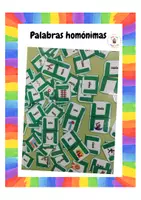 Vista previa - Hojas de trabajo - Palabras homónimas - Portada