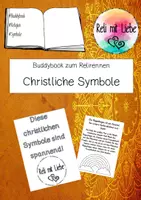 Vorschau - Mal- und Bastelvorlagen - Symbole des Christentums - Buddybook - Deckblatt