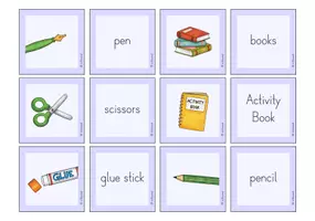 Vorschau - Spiele - Matching Pairs | Stop & Swap - School Things - Seite 3
