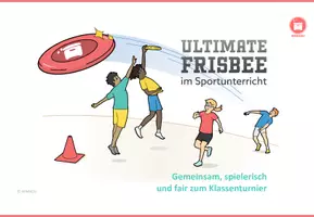 Vorschau - Stationenlernen - Ultimate Frisbee im Sportunterricht Technikkarten/Stationskarten - Seite 1