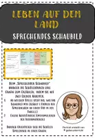 Vorschau - Arbeitsblätter - AB Leben auf dem Land - Sprechendes Schaubild (Teil 2) - Deckblatt