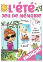 Aperçu - Jeux - l'été - jeu de mémoire français - Page de couverture