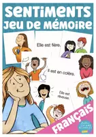 Aperçu - Jeux - les sentiments / le émotions - jeu de mémoire français - Page de couverture
