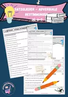 Vorschau - Arbeitsblätter - Satzglieder (Adverbiale Bestimmungen) - Jg. 5-7 - Deckblatt