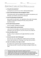 Vorschau - Arbeitsblätter - AB mit Fragen zum Thema "Rom" + Lösungsblatt + Infografik - Seite 2