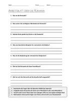 Vorschau - Arbeitsblätter - Lernposter + AB mit Fragen zum Thema "Romanik" + Lösungsblatt + Mindmap + Infografik - Seite 1